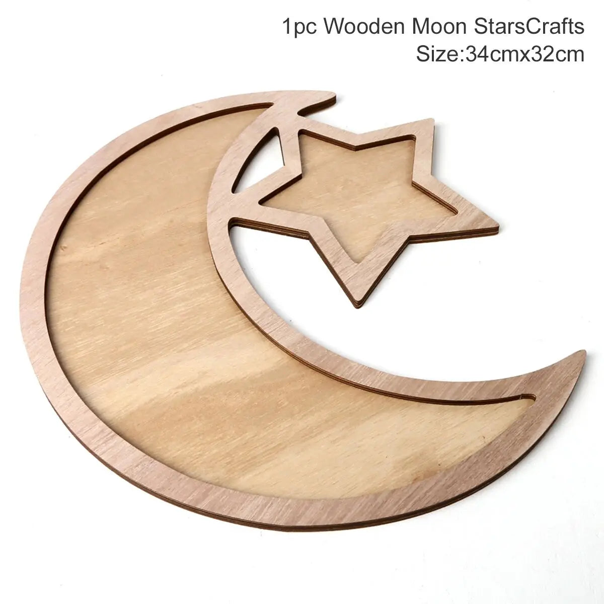 Wooden Eid Mubarak Table Decor — Ramadan & Eid Display Piece