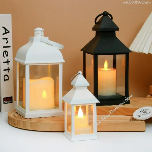 Ramadan Decoration 2025 Led Lantern Light Eid Mubarak Lamp Islamic Muslim Party Decor Supplies Atmosphere Light Table Ornaments