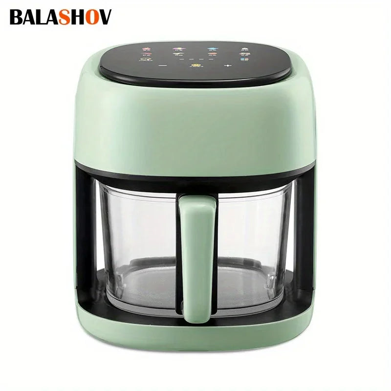 BALASHOV 4.5L Smart Oil-Free Air Fryer with Viewing Window