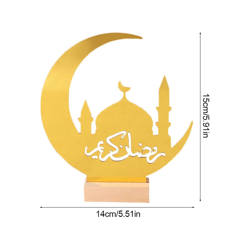 Ramadan Mubarak Acrylic Ornament 2026 -Decoration for Home.
