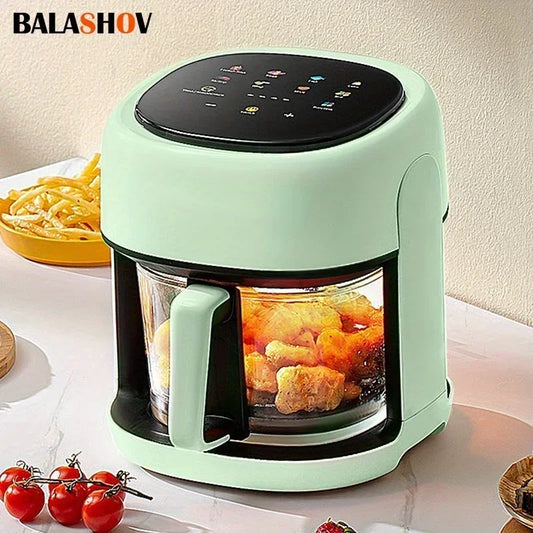 BALASHOV 4.5L Smart Oil-Free Air Fryer with Viewing Window