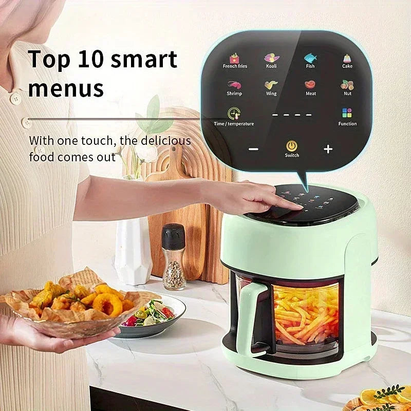 BALASHOV 4.5L Smart Oil-Free Air Fryer with Viewing Window