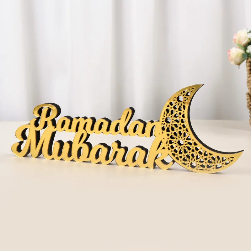 Ramadan Mubarak Acrylic Ornament 2026 -Decoration for Home.
