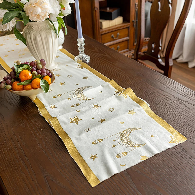 Ramadan Kareem Tablecloth – Eid Mubarak Party Table Decoration (2026).