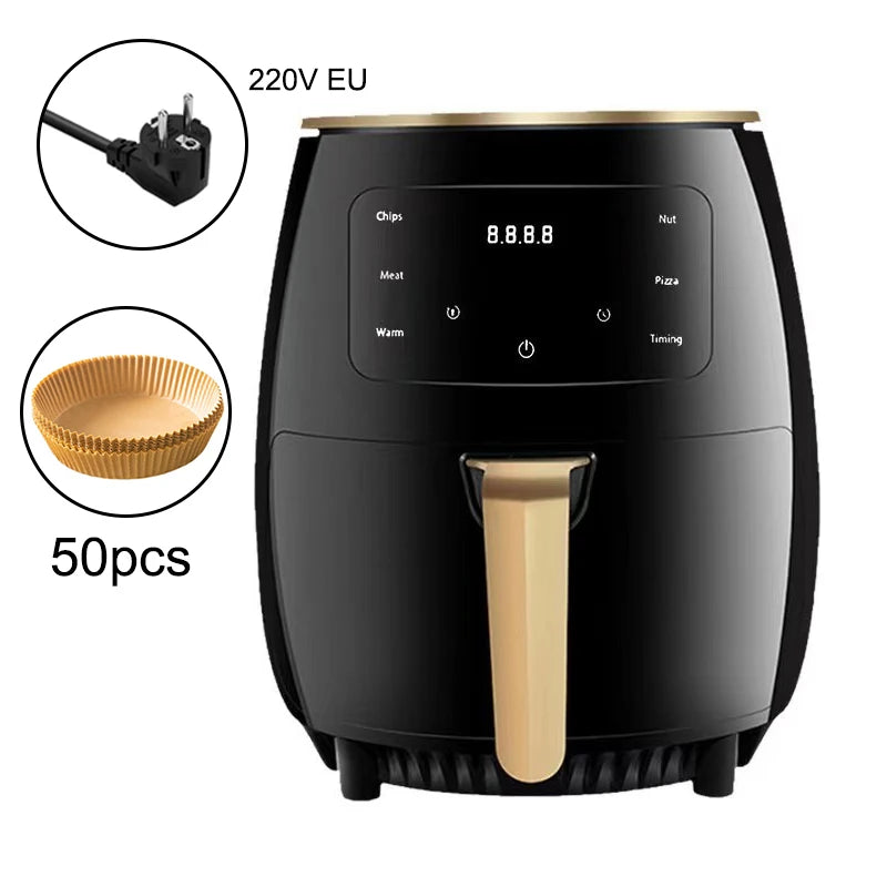WERGANUASA 6L Smart Touch Air Fryer