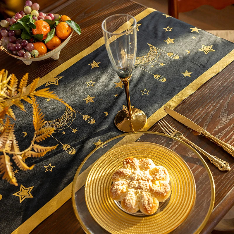 Ramadan Kareem Tablecloth – Eid Mubarak Party Table Decoration (2026).
