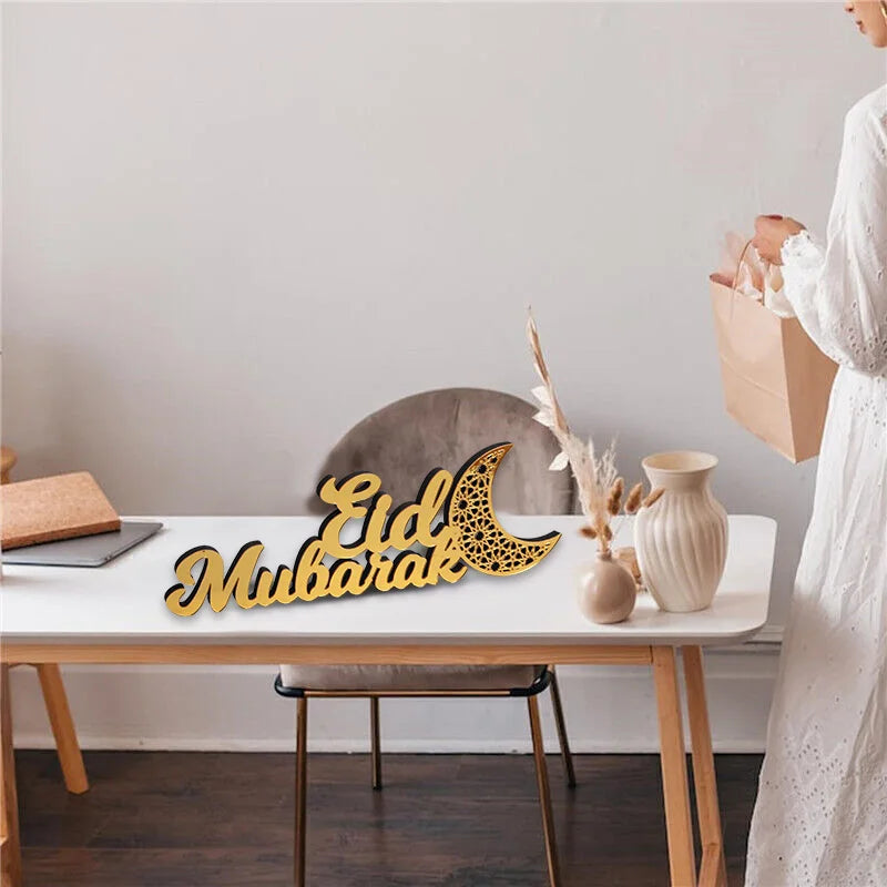 Ramadan Mubarak Acrylic Ornament 2026 -Decoration for Home.