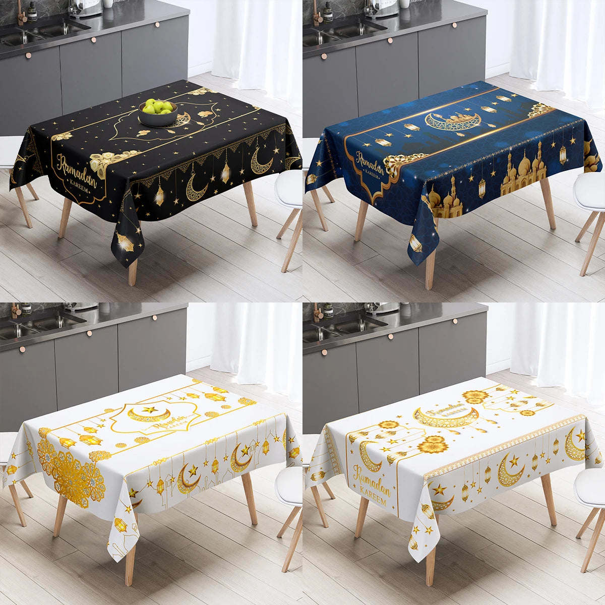 Eid Mubarak Tablecloth – Ramadan & Eid Home Table Decoration (2026)